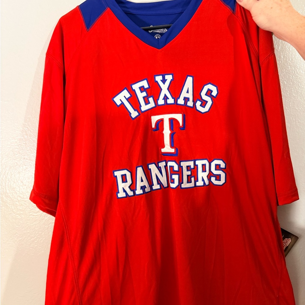 Texas Rangers Mens Red Shirt